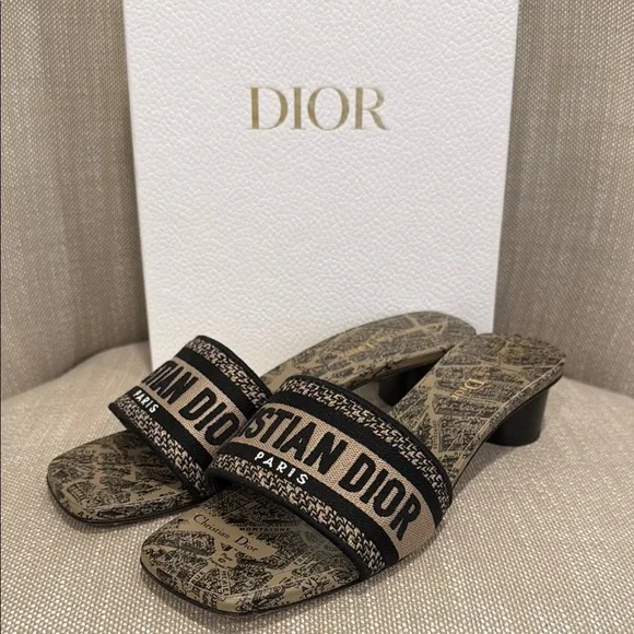 Dior Dway Heeled Sandals - Plan de Paris - Picture 3 of 13